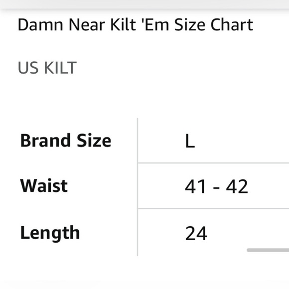 Damn Near Kilt 'Em Men's Greenhorn Utility Kilt Size Large* Black NWOT - Picture 8 of 12